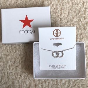 Giani Bernini Interlocking Circles Necklace